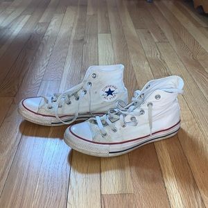 White High-Top Converse